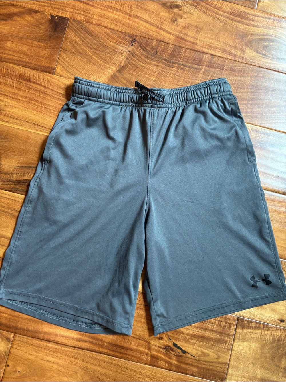 Under Armour Youth Charcoal Athletic Shorts